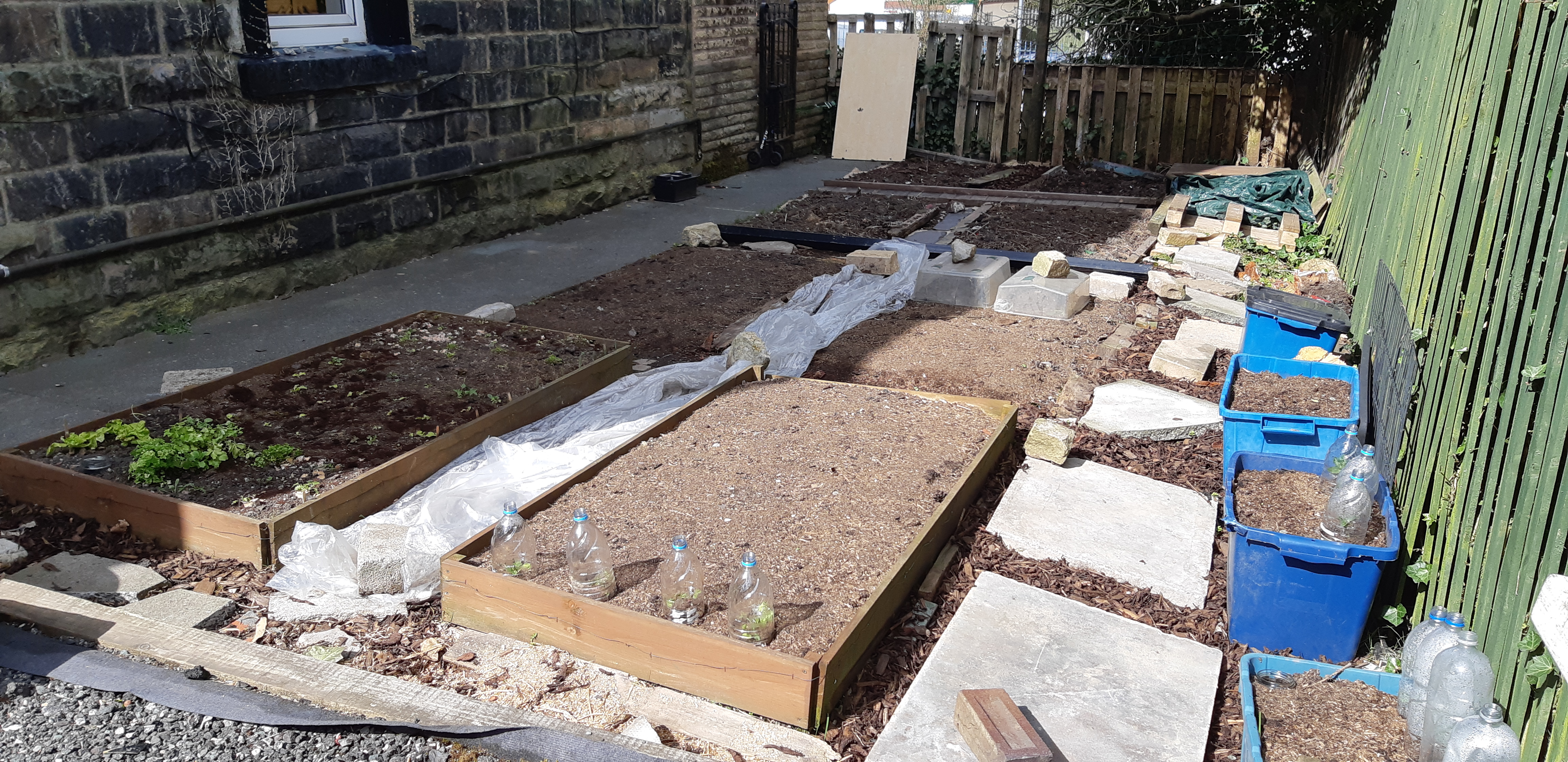 Garden Progress April 2021