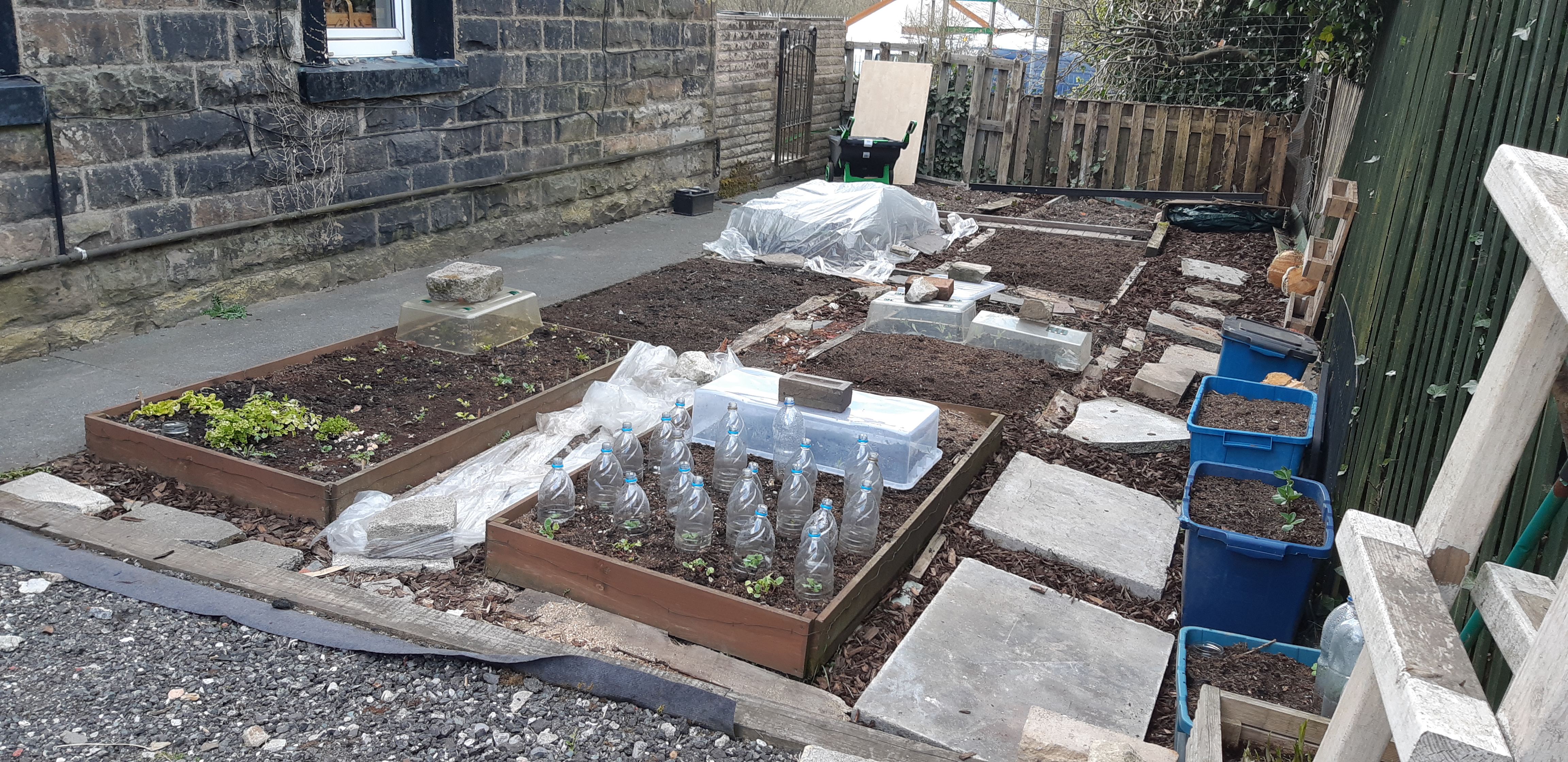 Garden Progress Mid April 2021