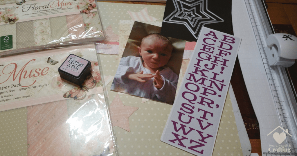 Conquer the World Floral Muse Scrapbook Page