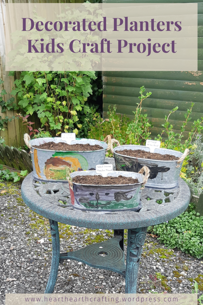 Decorated Planters - Kids Craft Project