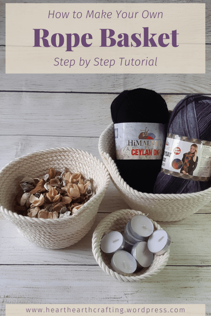 How to Make a DIY Rope Basket [Step by Step Craft Tutorial]
