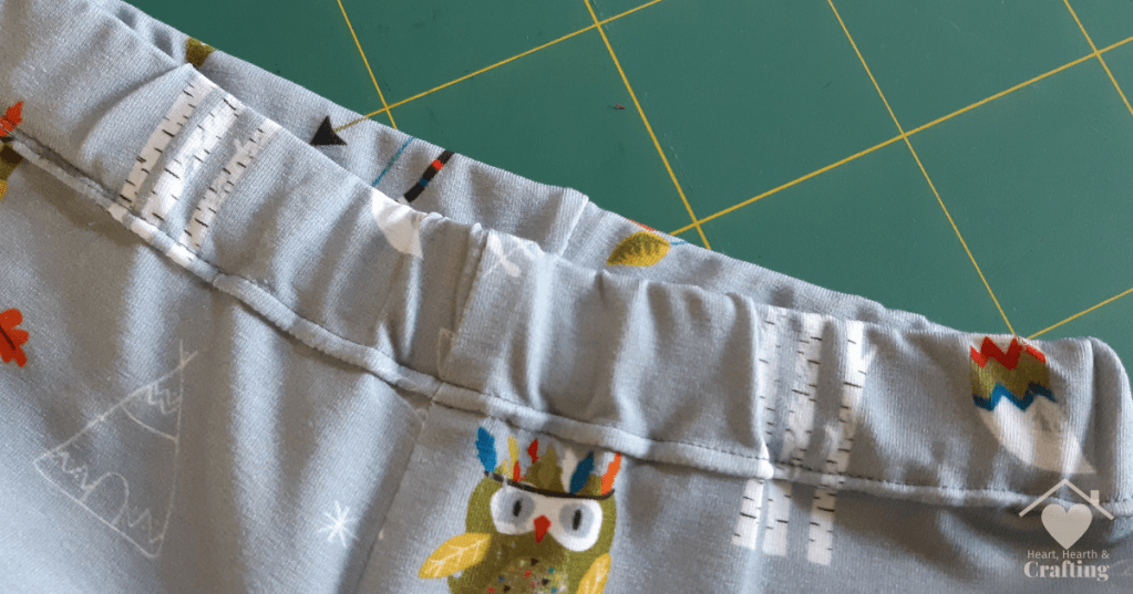 Kwik Sew 3510 Children's Pyjamas Top Stitching Waistband
