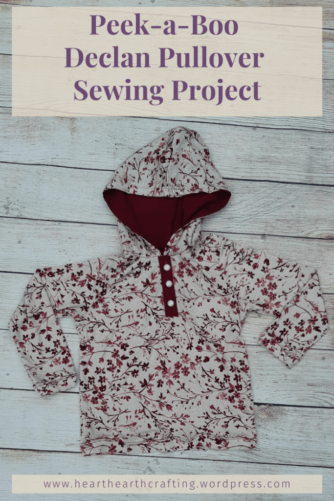 Peek-a-Boo Declan Pullover Sewing Project