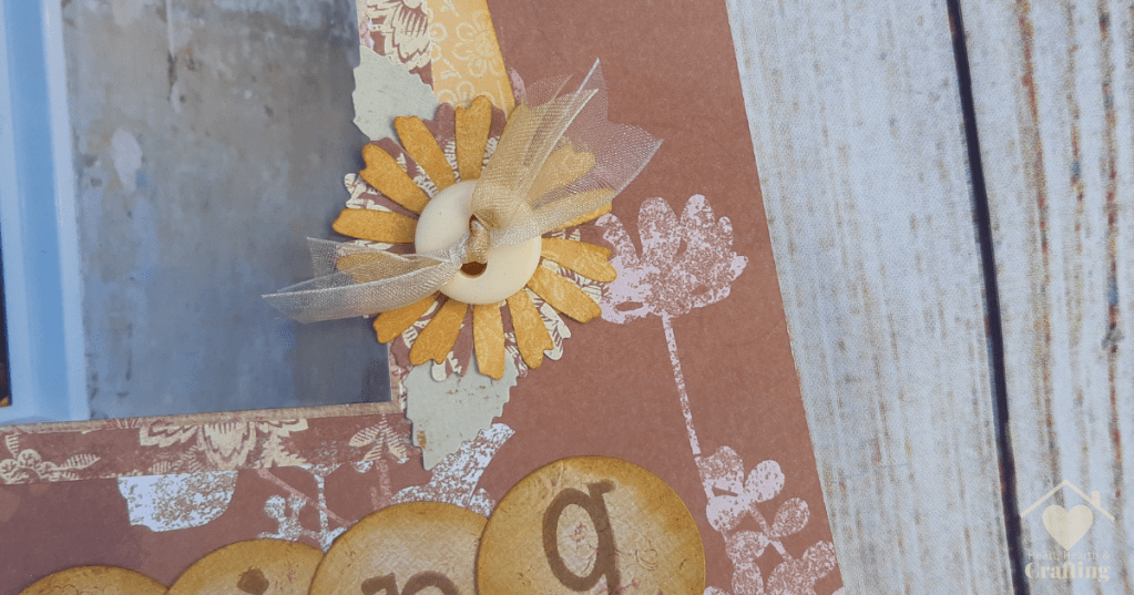 Plastering Scrapbook Layout with My Minds Eye