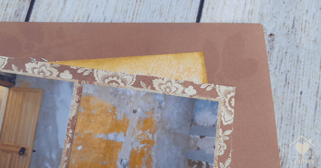 Plastering Scrapbook Layout with My Minds Eye
