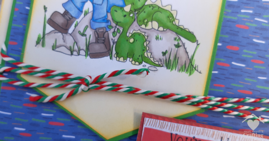 Polkadoodles Dino Mite Little Dude Card Making Project