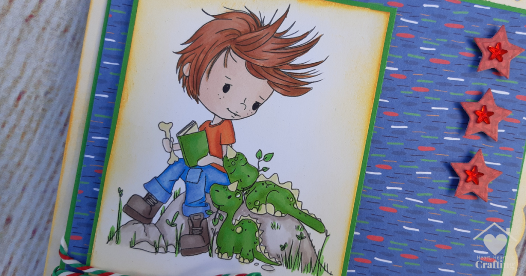 Polkadoodles Dino Mite Little Dude Card Making Project