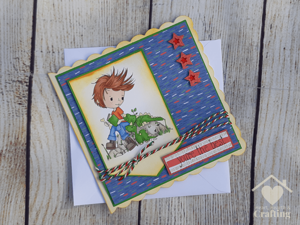 Dino Mite Little Dude Card for Boys