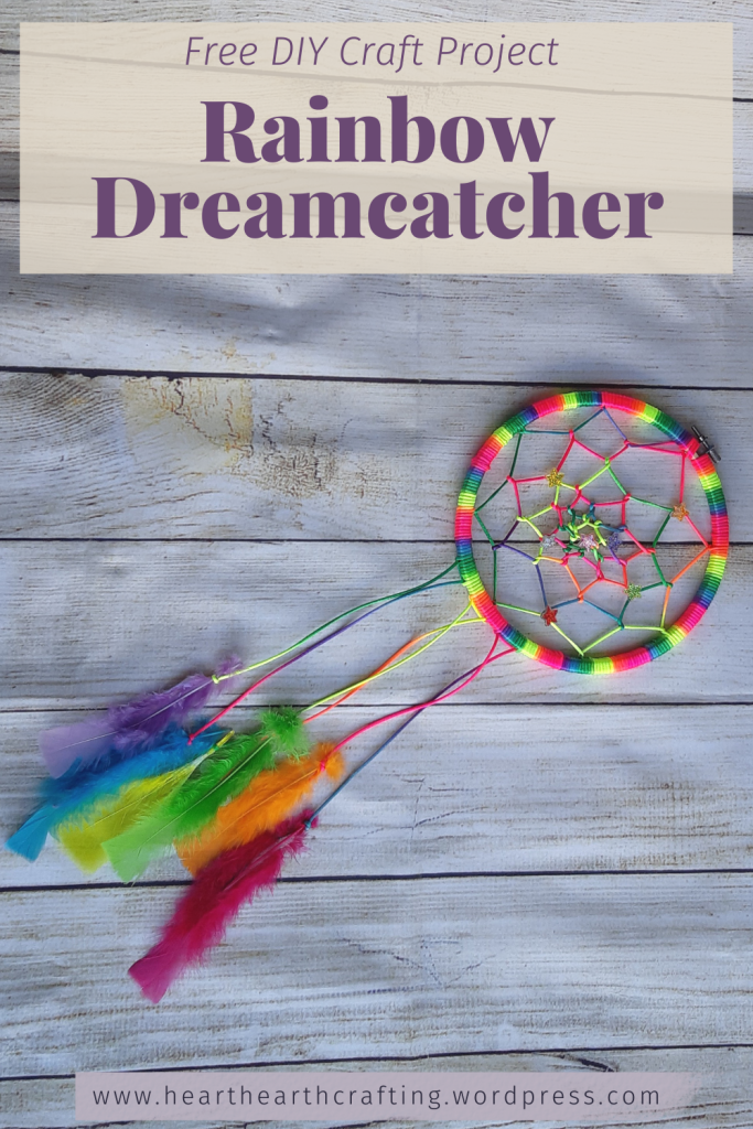Rainbow Dreamcatcher - DIY Craft Project