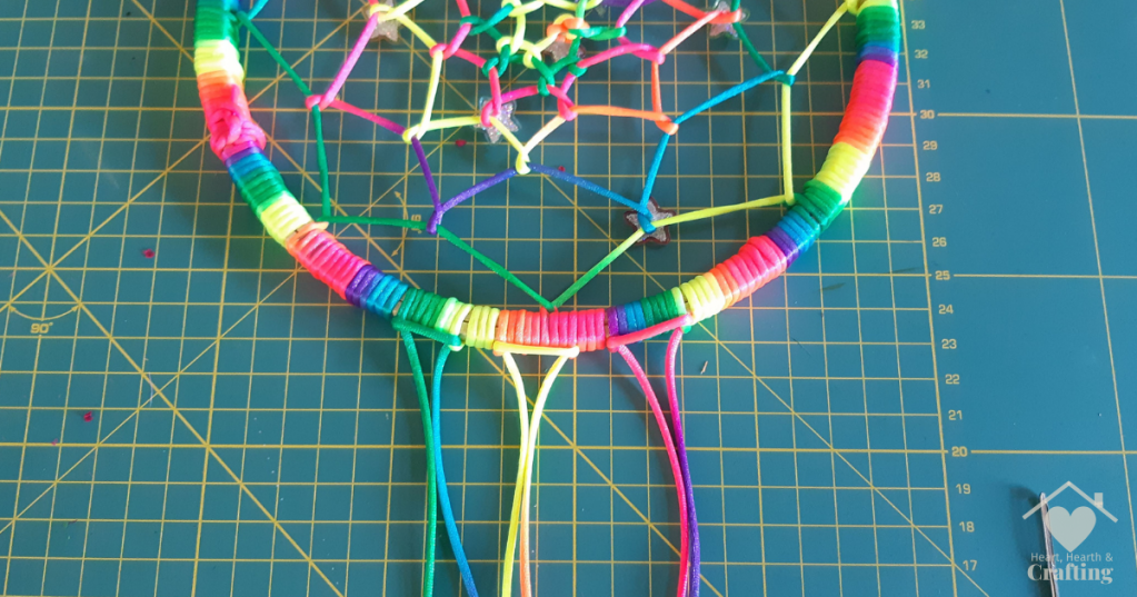 Rainbow Dreamcatcher - DIY Craft Project