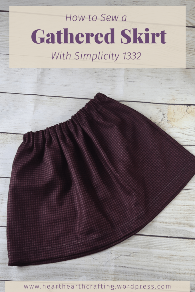 How to Sew a Gathered Skirt with Simplicity 1332