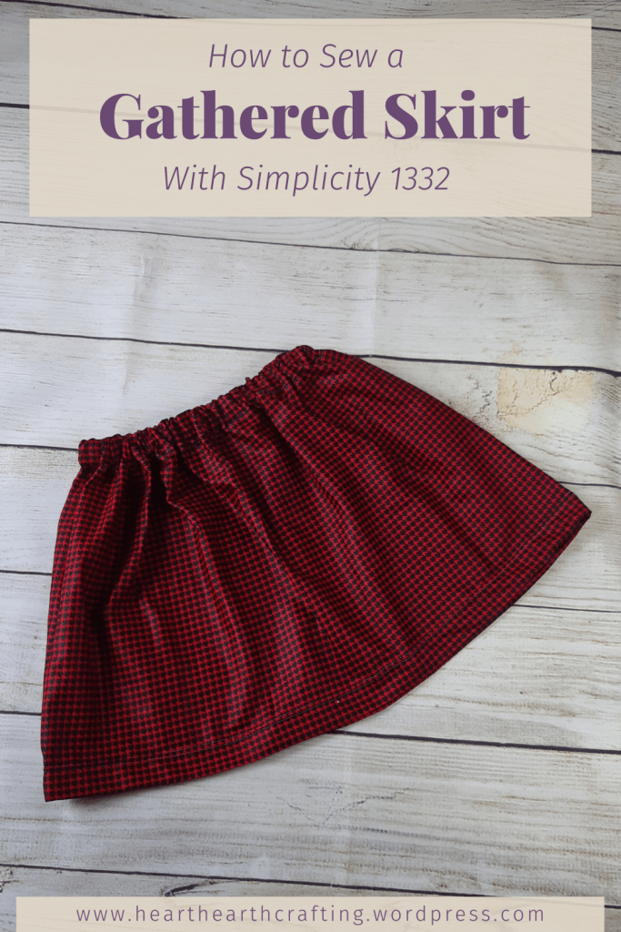 How to Sew a Gathered Skirt with Simplicity 1332