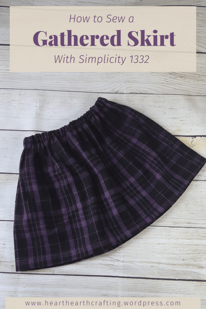 How to Sew a Gathered Skirt with Simplicity 1332