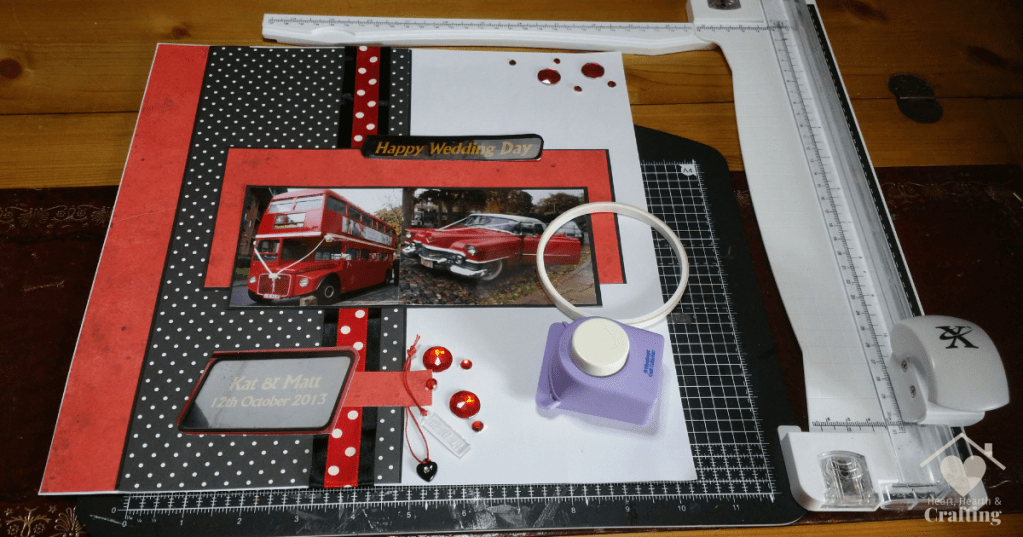 Wedding Bus Scrapbook Layout