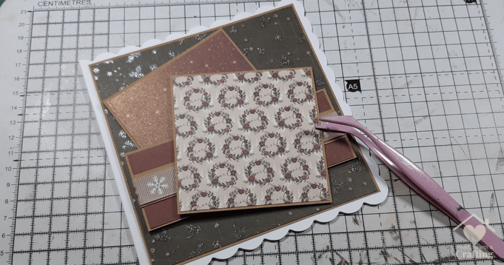 Polkadoodles Winnie North Pole Santa's Suit [Step by Step Card Making Tutorial]