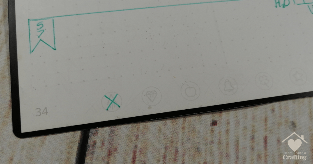 Rocketbook Bullet Journal Weekly Spread
