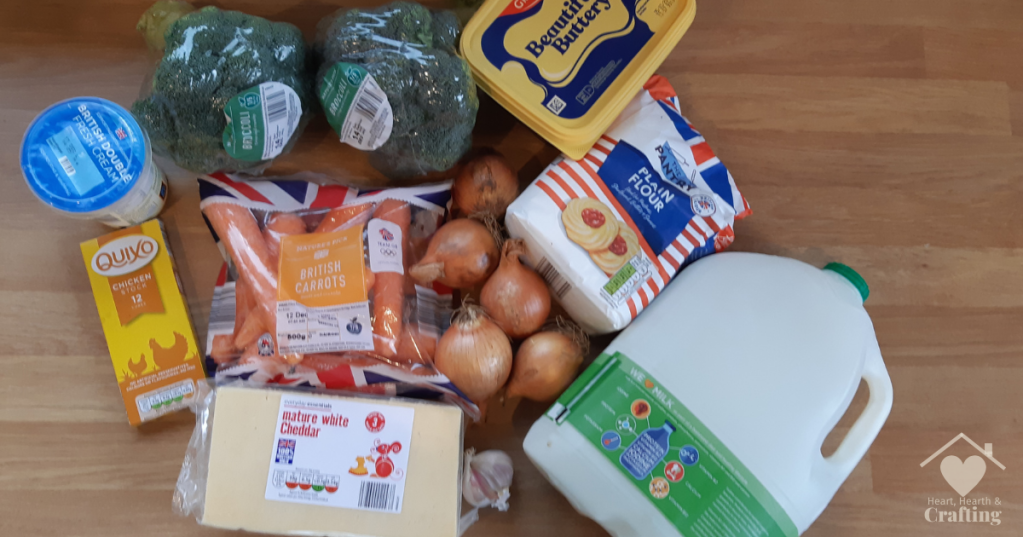 Cheese and Broccoli Soup Ingredients