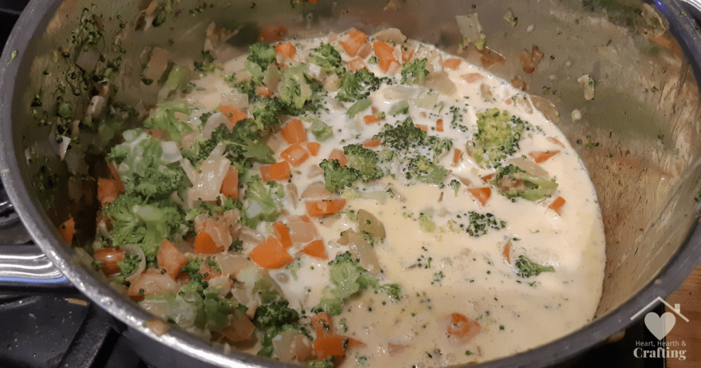 Cheese and Broccoli Soup Step 6