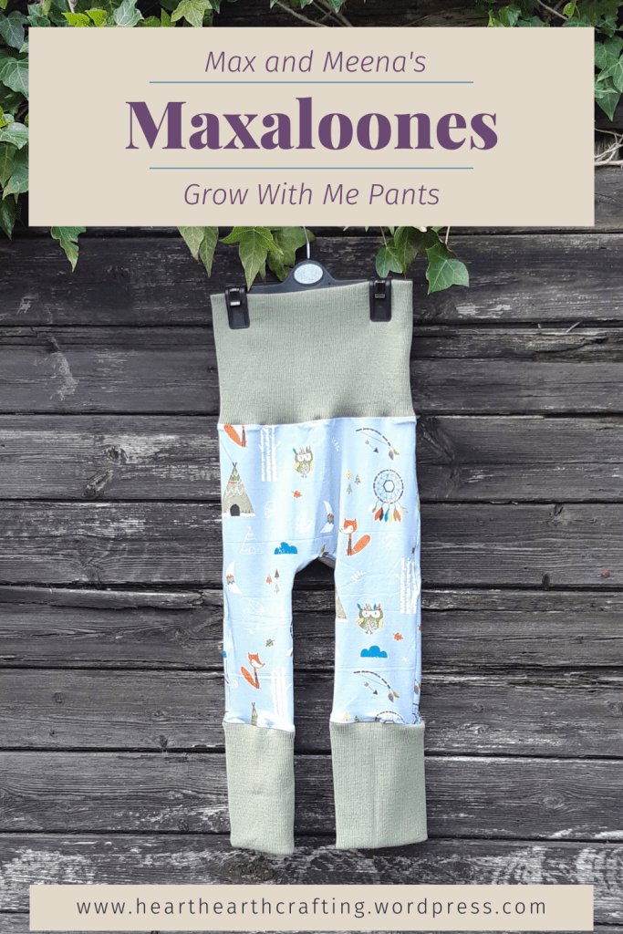 Max and Meena's Maxaloones Grow With Me Pants Sewing Project