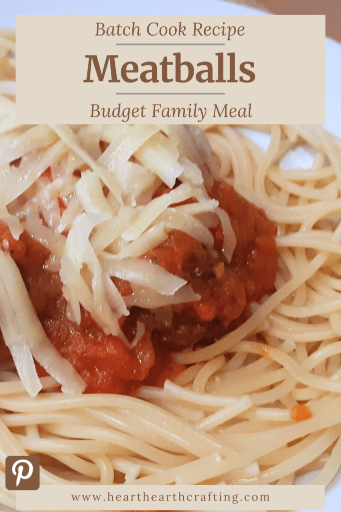 Meatballs Recipe – Budget Batch Cook