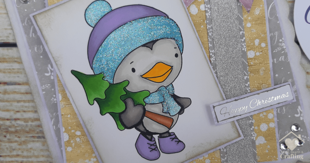 Polkadoodles Waddy & Wanda Penguin Christmas Tree [Card Making Tutorial]