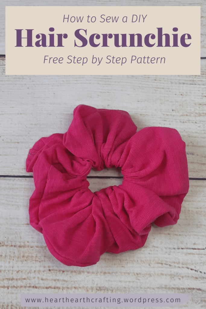 How to Sew a DIY Hair Scrunchie 