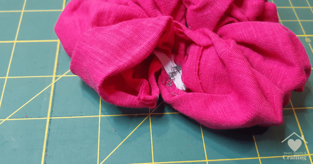 How to Sew a DIY Hair Scrunchie Step 7