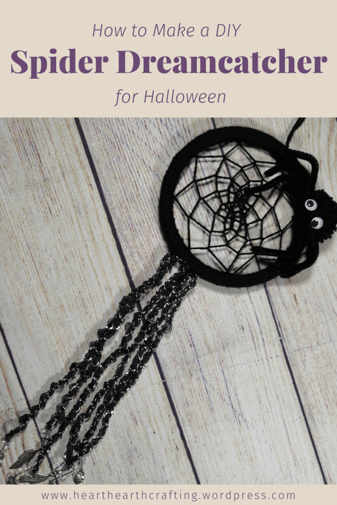 How to Make a DIY Spider Dreamcatcher for Halloween