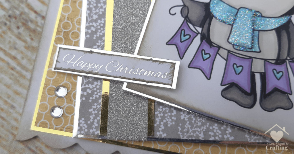 Polkadoodles Waddy & Wanda Penguin Hanging Bunting [Card Making Tutorial]
