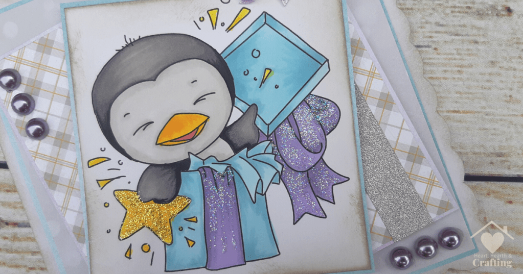 Polkadoodles Waddy & Wanda Penguin Surprise [Step by Step Card Making Tutorial]