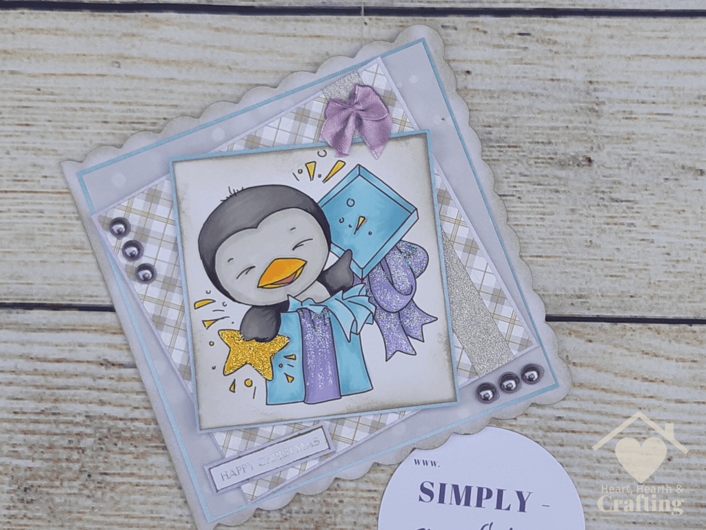 Penguin Surprise Handmade Christmas Card