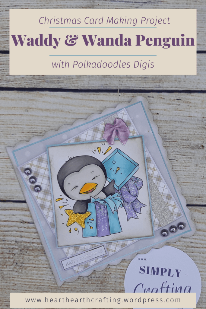 Polkadoodles Waddy & Wanda Penguin Surprise [Step by Step Card Making Tutorial]