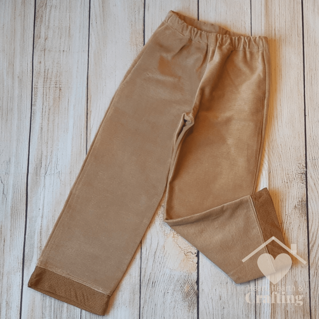 Sewing Kids Pants with Burda 9828 Plus a Grow With Me Option
