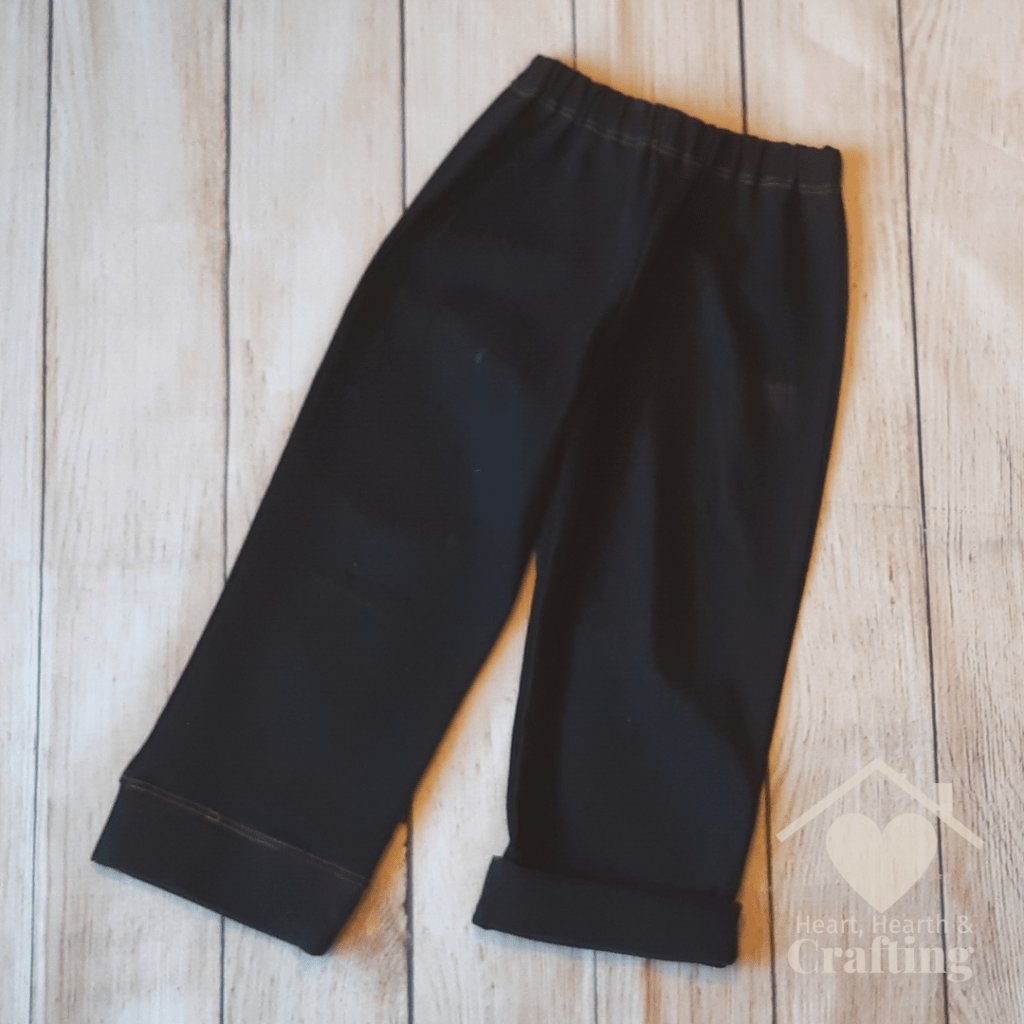 How to Sew Easy Denim Pants with Burda 9828 + Grow With Me Option