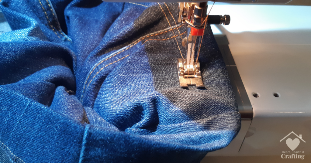 Sewing Grow with Me Pants with Burda 9828