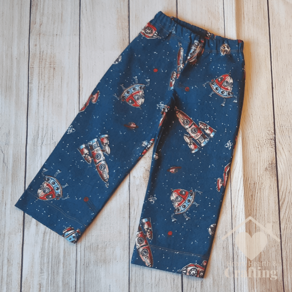 How to Sew Simple Denim Pants with Burda 9828
