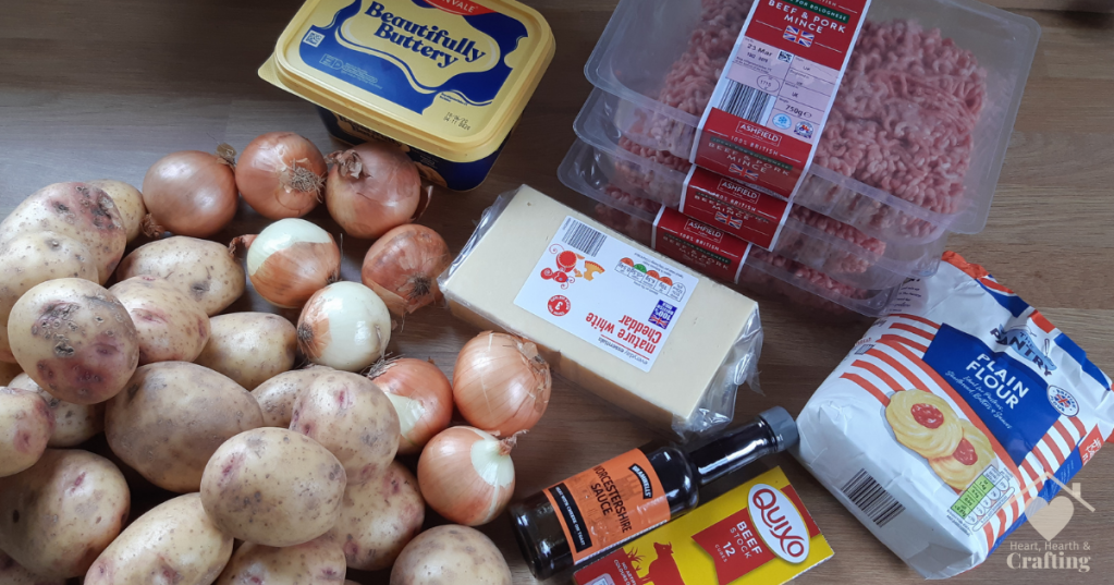 Cottage Pie Recipe - Ingredients
