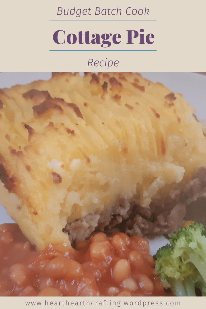 Cottage Pie Recipe - Pinterest Pin