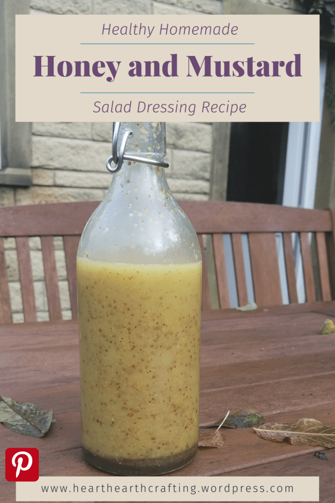 Honey and Mustard Salad Dressing Recipe Pin