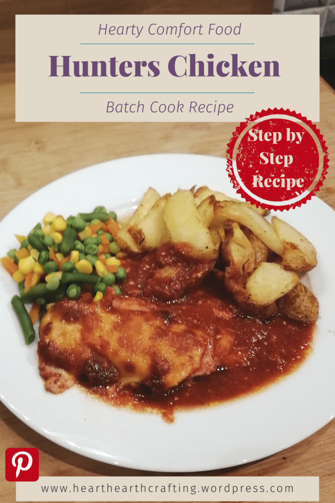 Hunters Chicken Batch Cook Recipe - Pinterest Pin