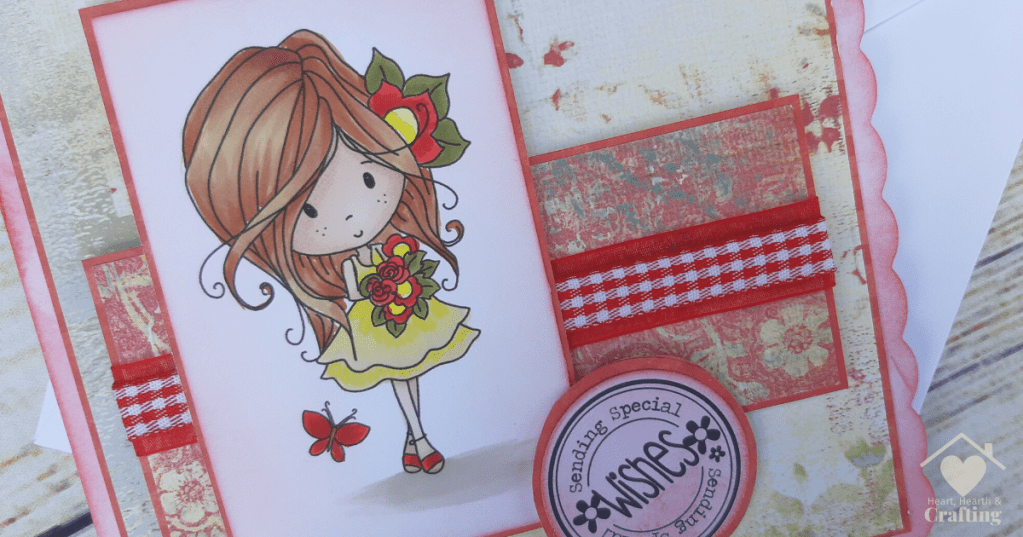Winnie Sunshine Delight Bouquet Handmade Card - Digi