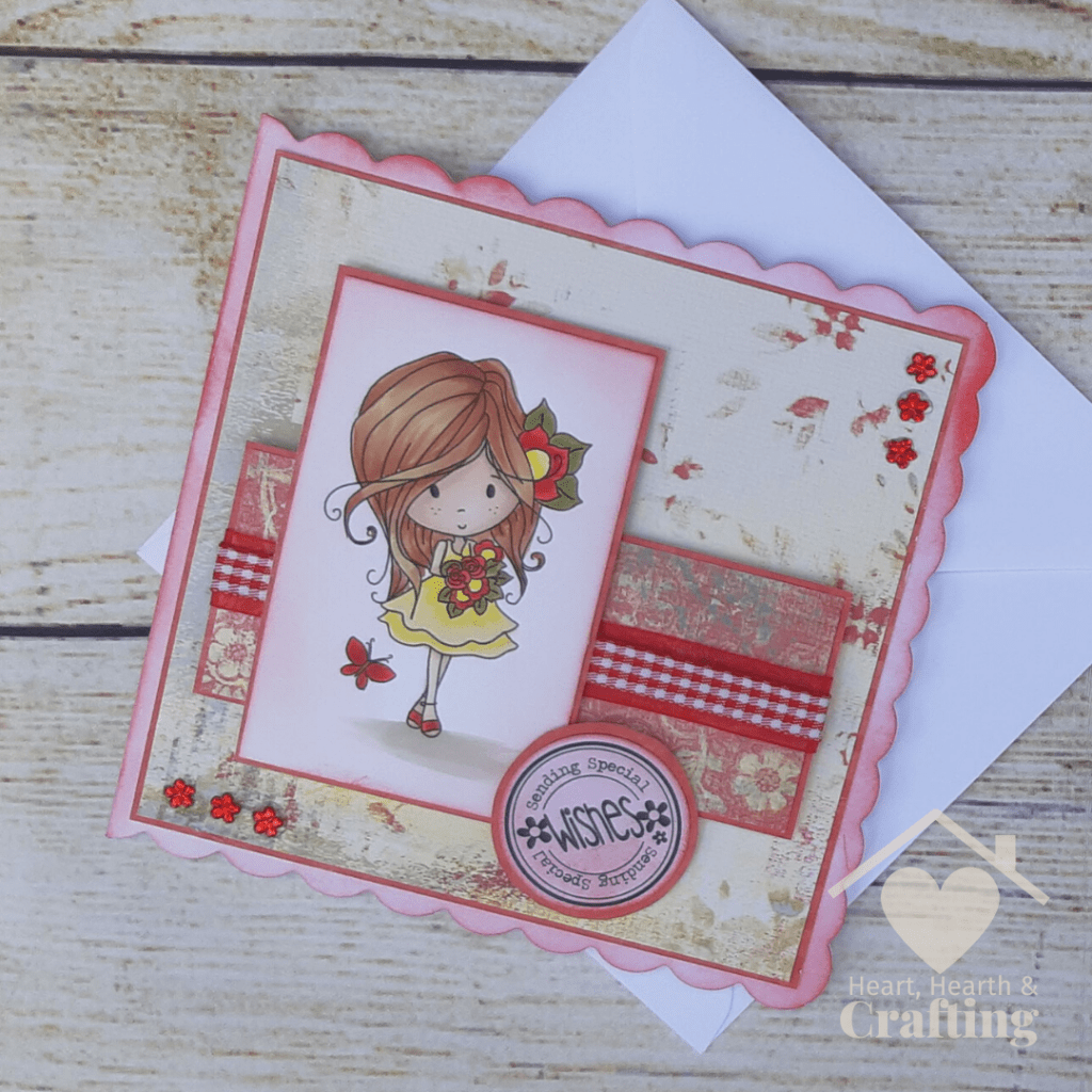 Winnie Sunshine Delight Bouquet Handmade Card