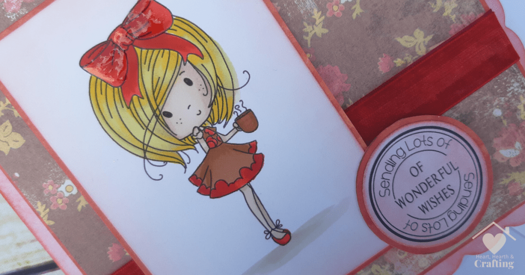 Winnie Sunshine Delight Coffee Handmade Card - Digital Stamps