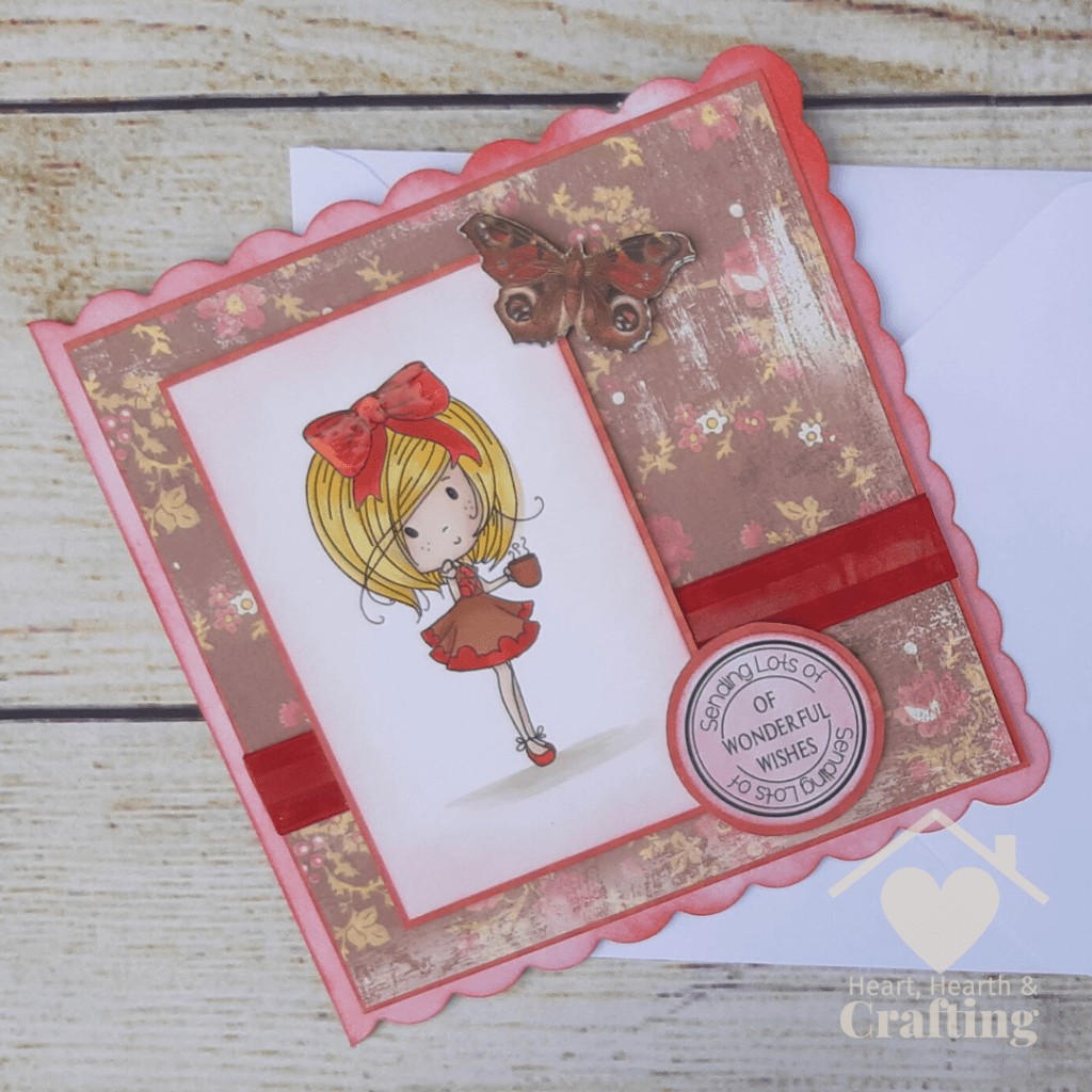 Winnie Sunshine Delight Coffee Handmade Card