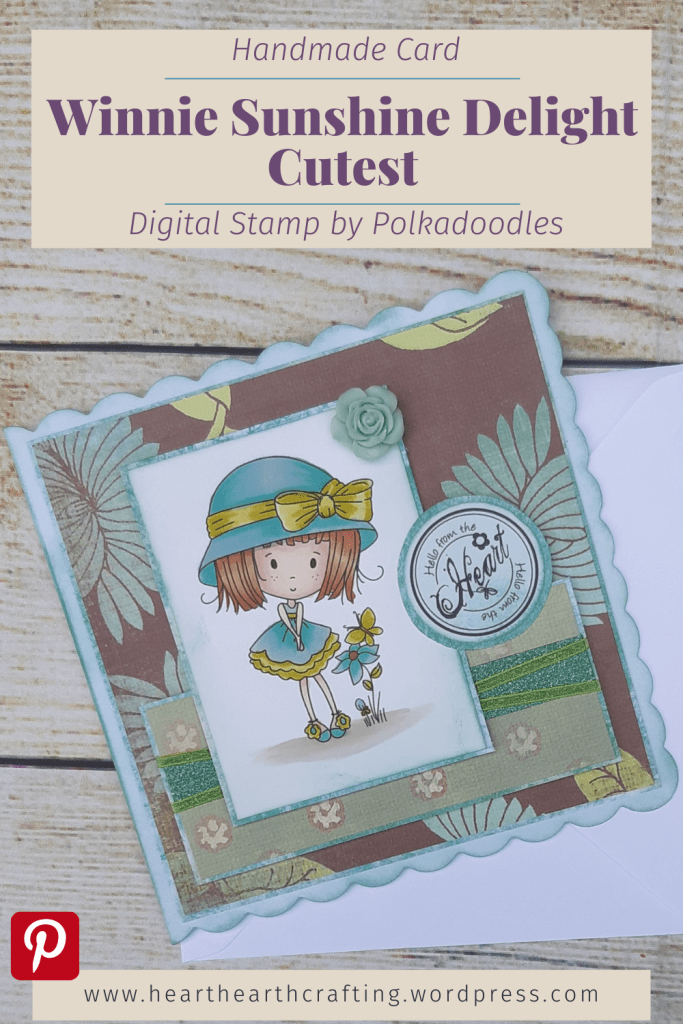 Winnie Sunshine Delight Cutest Handmade Card - Pinterest Pin
