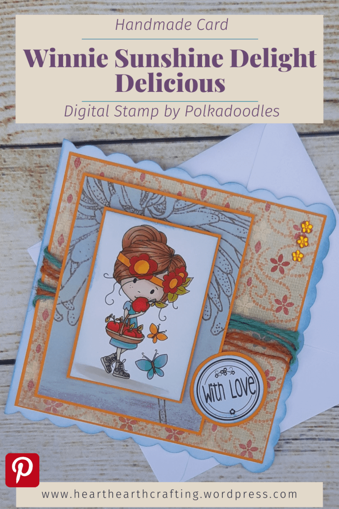 Winnie Sunshine Delight Delicious Handmade Card - Pinterest Pin