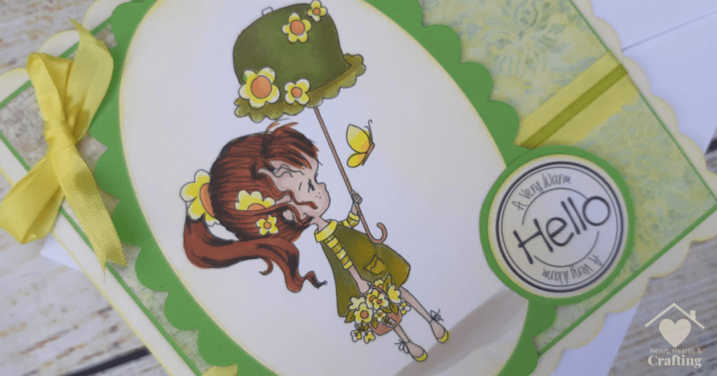 Winnie Sunshine Delights Handmade Card - Digital Stamp