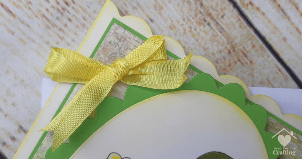 Winnie Sunshine Delights Handmade Card - Embellishment