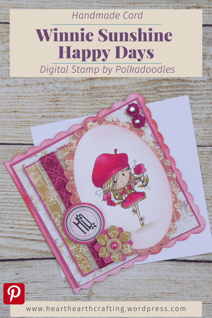 Winnie Sunshine Delight Happy Days Handmade Card - Pinterest Pin