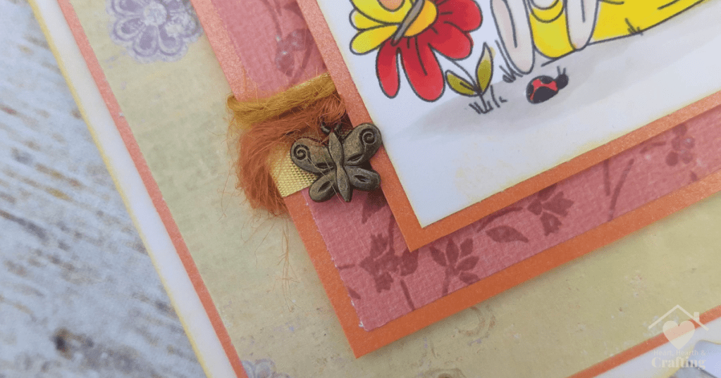 Winnie Sunshine Delight Little Friends Handmade Card - Embellishment